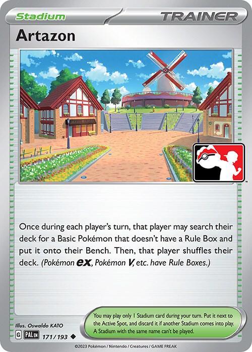 Paldea Evolved Artazon [Prize-Pack] Pokémon card